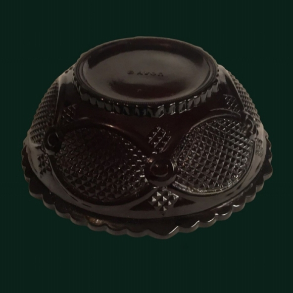 VINTAGE AVON 1976 CAPE COD COLLECTION SERVING BOWL ~ RUBY RED - Picture 4 of 7